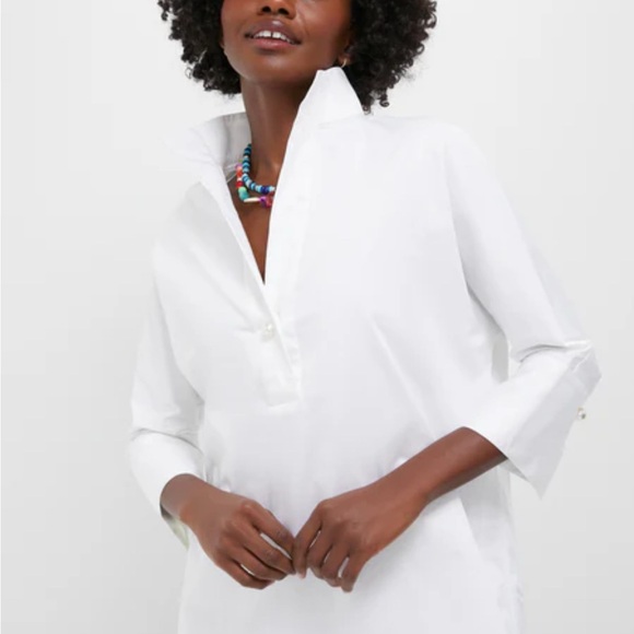 M Tuckernuck White Button Down Willow Shirt NWT - Picture 2 of 4